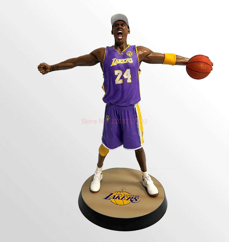 Hot NBA Basketball Star Kobe Bryant Figure Model Black Mamba Roars Kobe Model Movable Doll Decoration For Children Surprise Gift