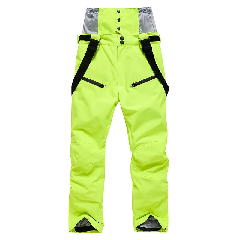 New Thicken Ski Pants Women Windproof Waterproof Winter Snow Pants Outdoor Sports Snowboarding Warm Breathable Trousers