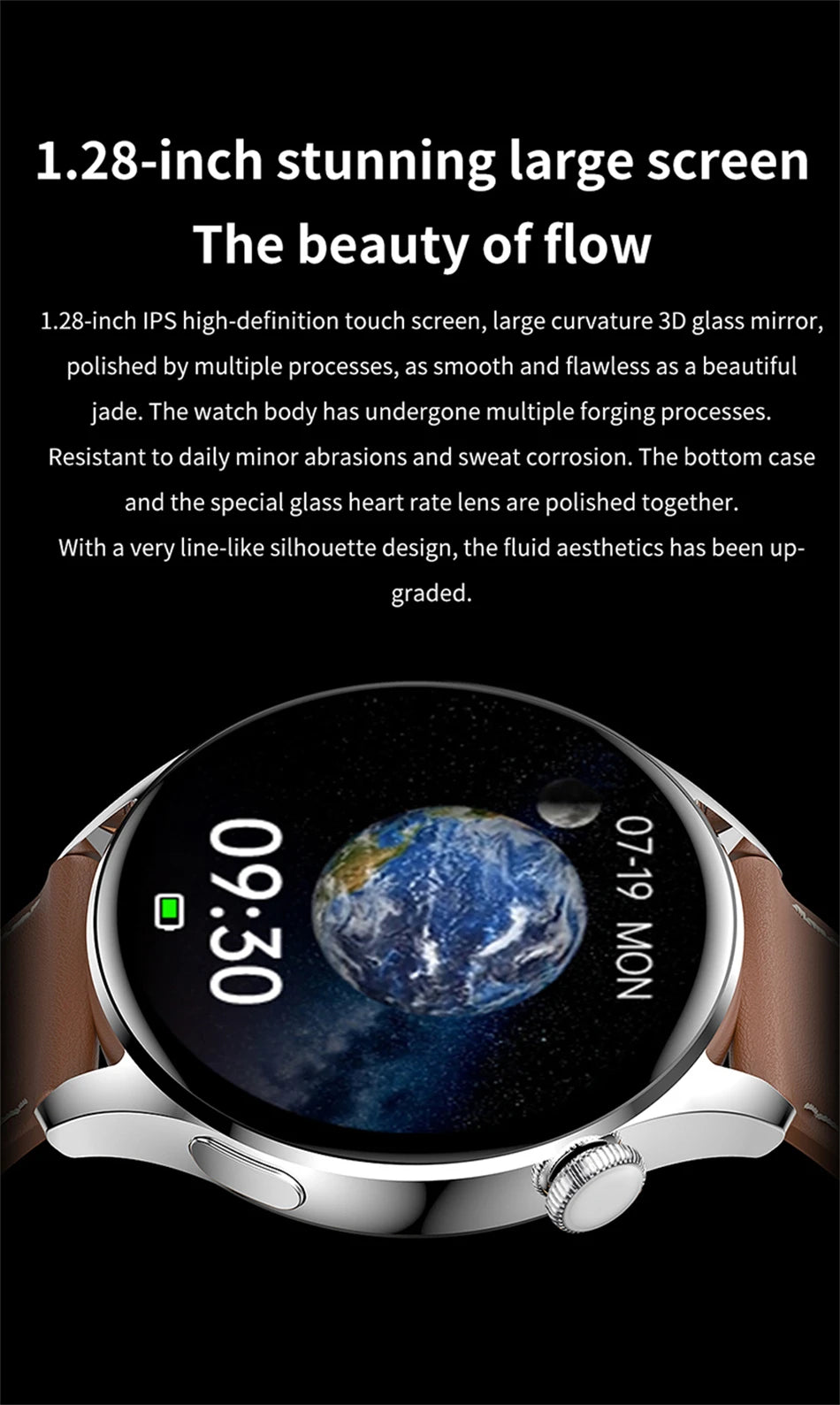 2024 New SmartWatch for Men Women Watches Amoled Bluetooth Call Sport IP67 Waterproof Heart Rate Sleep Smart Watch Pk Gt3 Pro