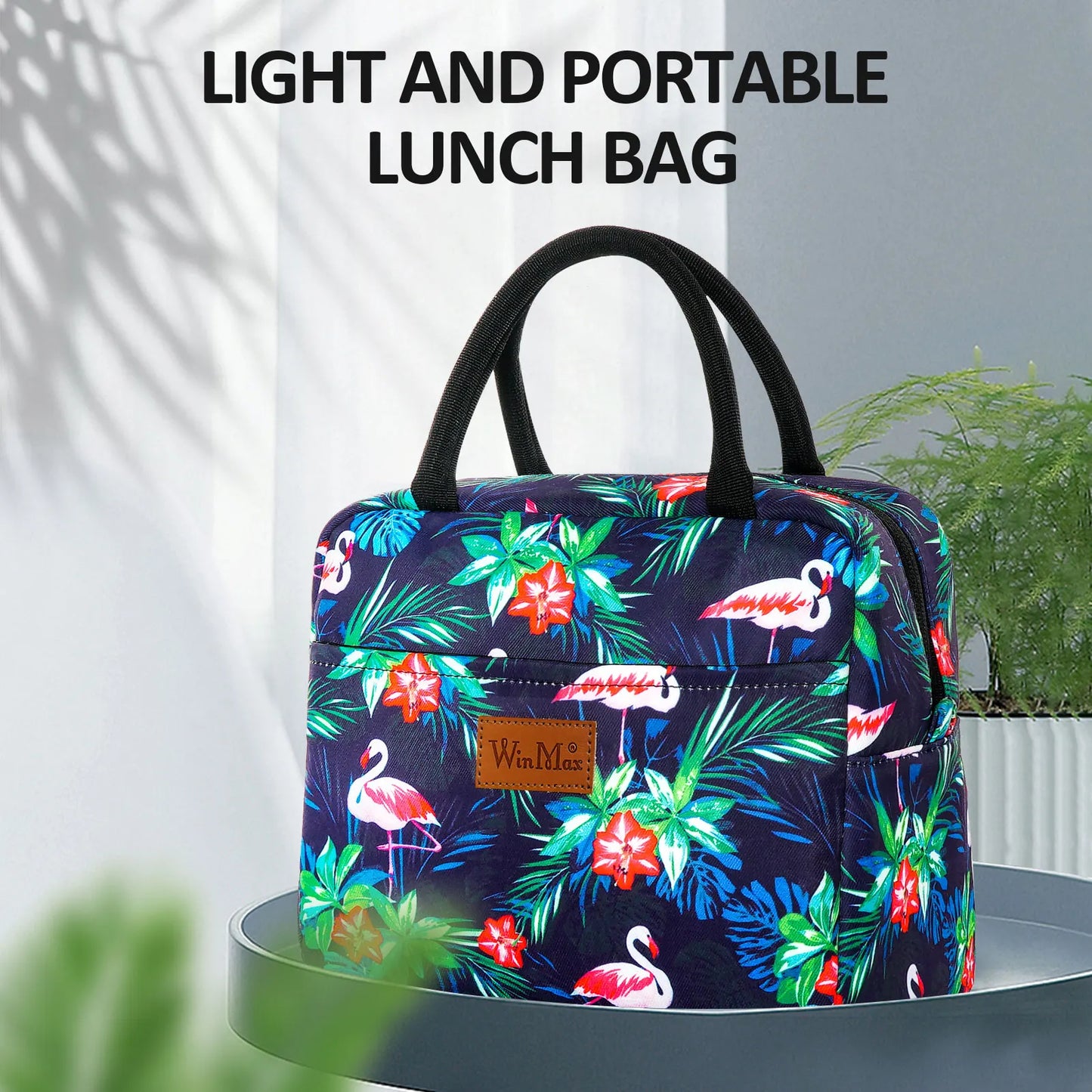 Lunch Box Thermal Bag Portable Waterproof Durable Wide Opening Suitable for Women's Work or Family Picnics