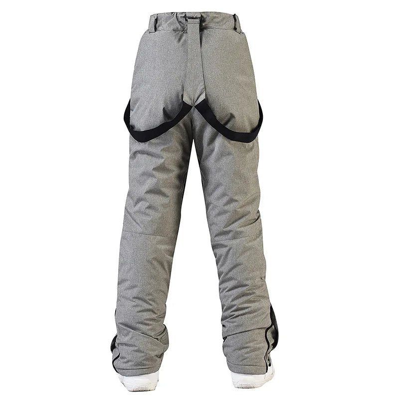 New Thicken Ski Pants Women Windproof Waterproof Winter Snow Pants Outdoor Sports Snowboarding Warm Breathable Trousers