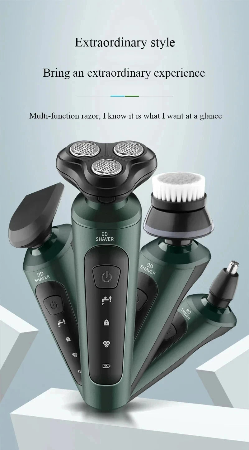 Xiaomi Electric Shaver Multi-function Dry and Wet Dual-use Rechargeable Adjustable Rotating Electric Trimmer Hair Trimmer New