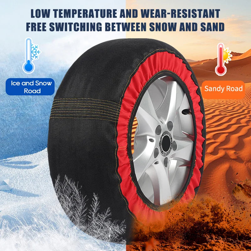 Anti-skid Chains Car Wheel Emergency Tire Chain Snow Socks Winter Car Accessories for Mercedes Benz AMG For BMW For Volkswagen