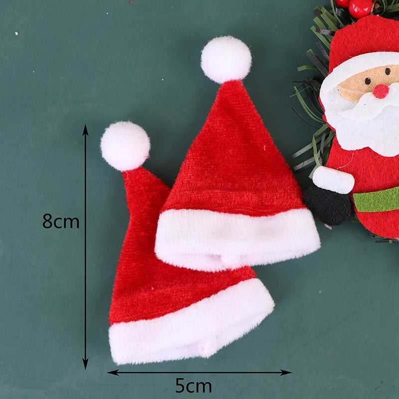 Dollhouse Miniature Christmas Series Xmas Tree Sleigh Elf Micro Landscape Santa Claus Snowmen Decoration Craft Accessories