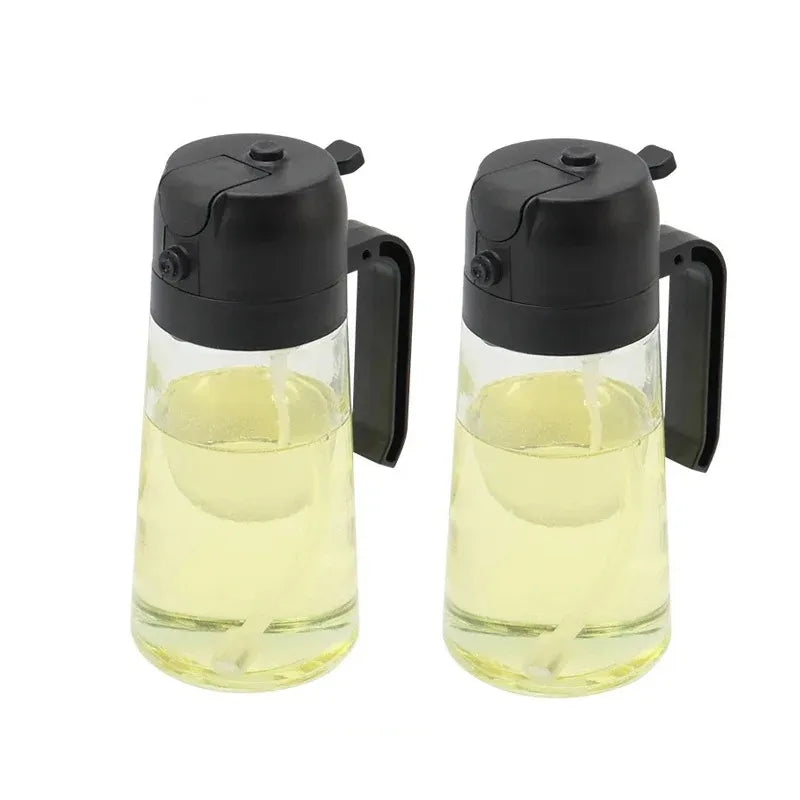 16oz 470ml Olive Oil Dispenser Bottle for Kitchen Oil Sprayer Jar for BBQ Cooking Kitchen Salad Barbecue Seasoning Tools