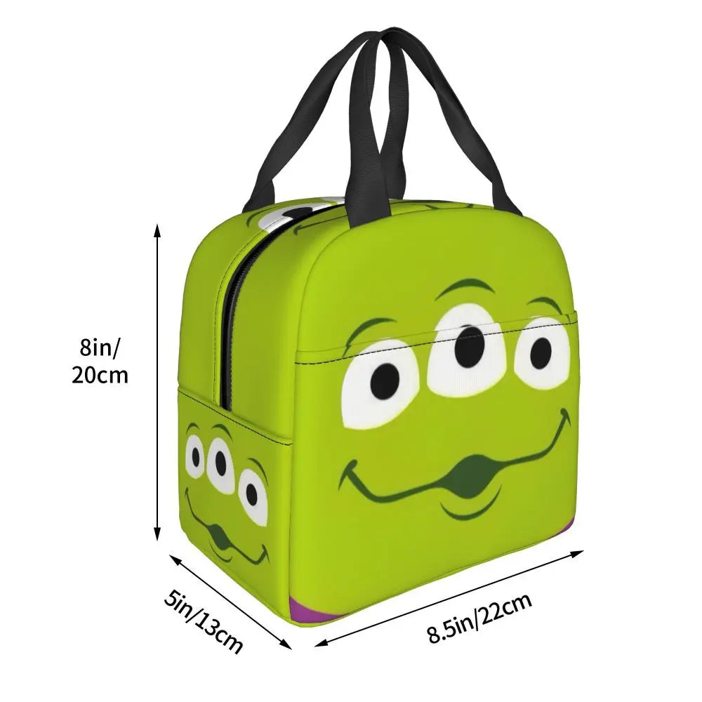 Custom Toy Story Buzz Ranger Suit Insulated Lunch Bag Reusable Thermal Cooler Bento Box For Women Food Container Tote Bags