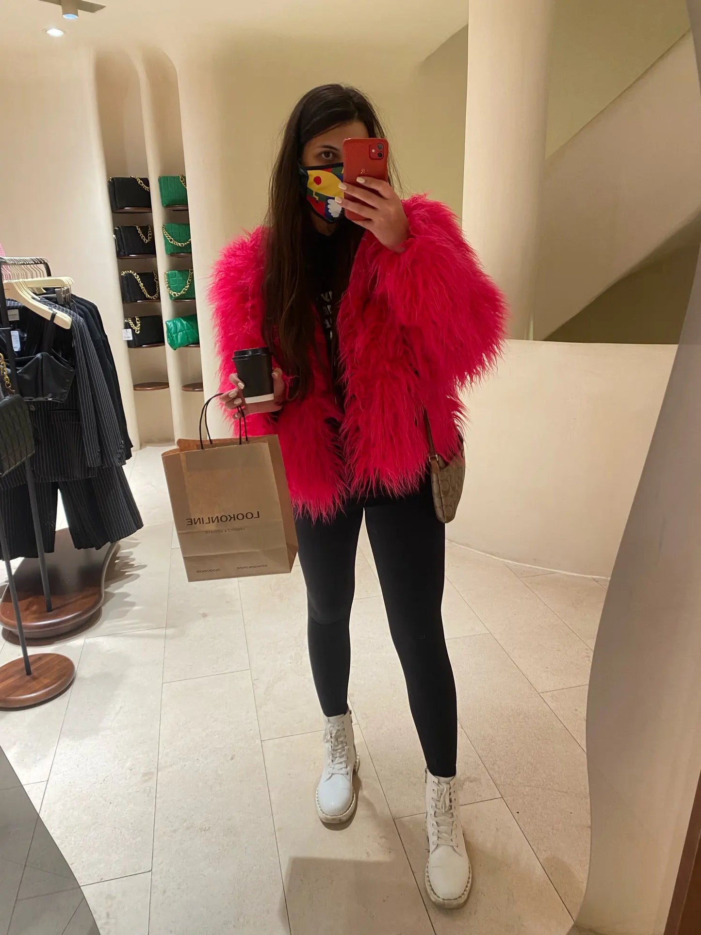 Fur Coats Women Autumn Winter Top Fashion Pink Faux Fur Coat Elegant Thick Warm Faux Fur Jackets for Women 2022