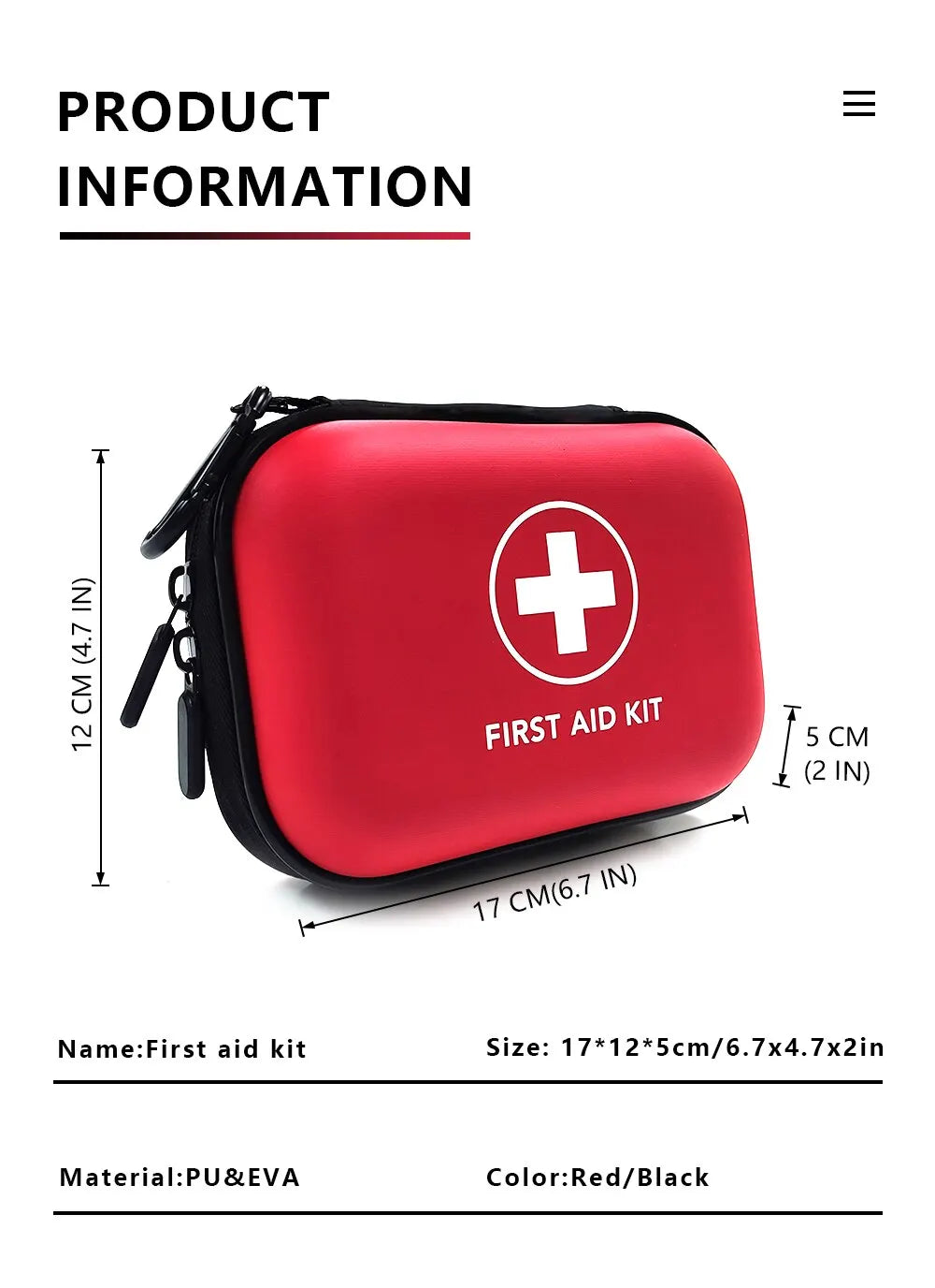 Complete Portable Emergency Medical First Aid Kit Bag Storage Box For Household Outdoor Travel Camping Equipment Medicine