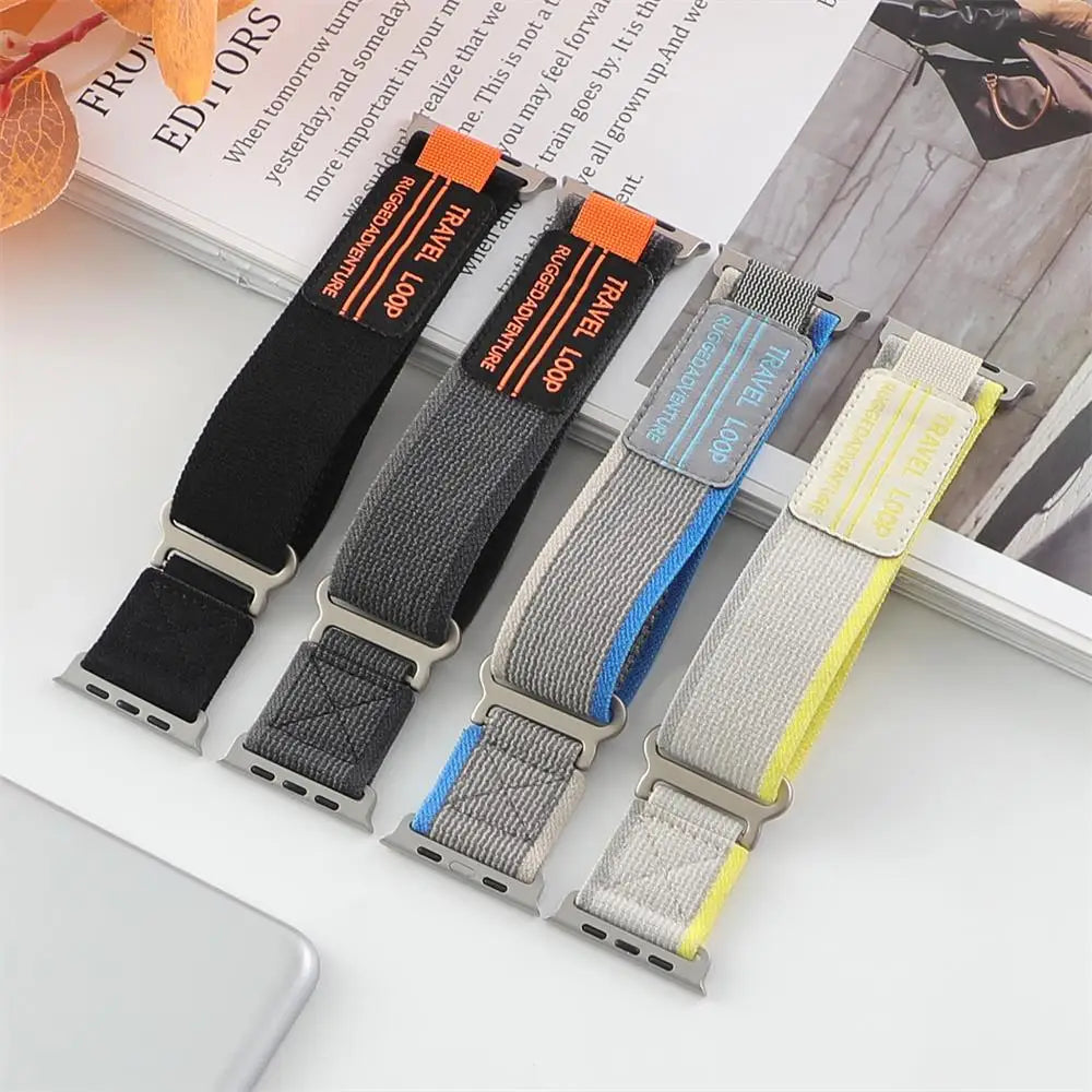 Trail Loop Strap for Apple Watch Ultra 2 Band 49mm 45mm 44mm 46mm 40mm 41mm 42mm Bracelet iWatch Series 10 9 8 se 7 6 5 4 Straps