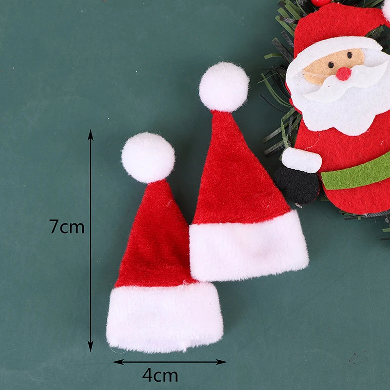 Dollhouse Miniature Christmas Series Xmas Tree Sleigh Elf Micro Landscape Santa Claus Snowmen Decoration Craft Accessories