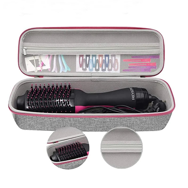 New EVA Hard Portable Carrying Protect Pouch for Revlon One-Step Hair Dryer and Volumizer Hot Air Brush Storage Bag Case