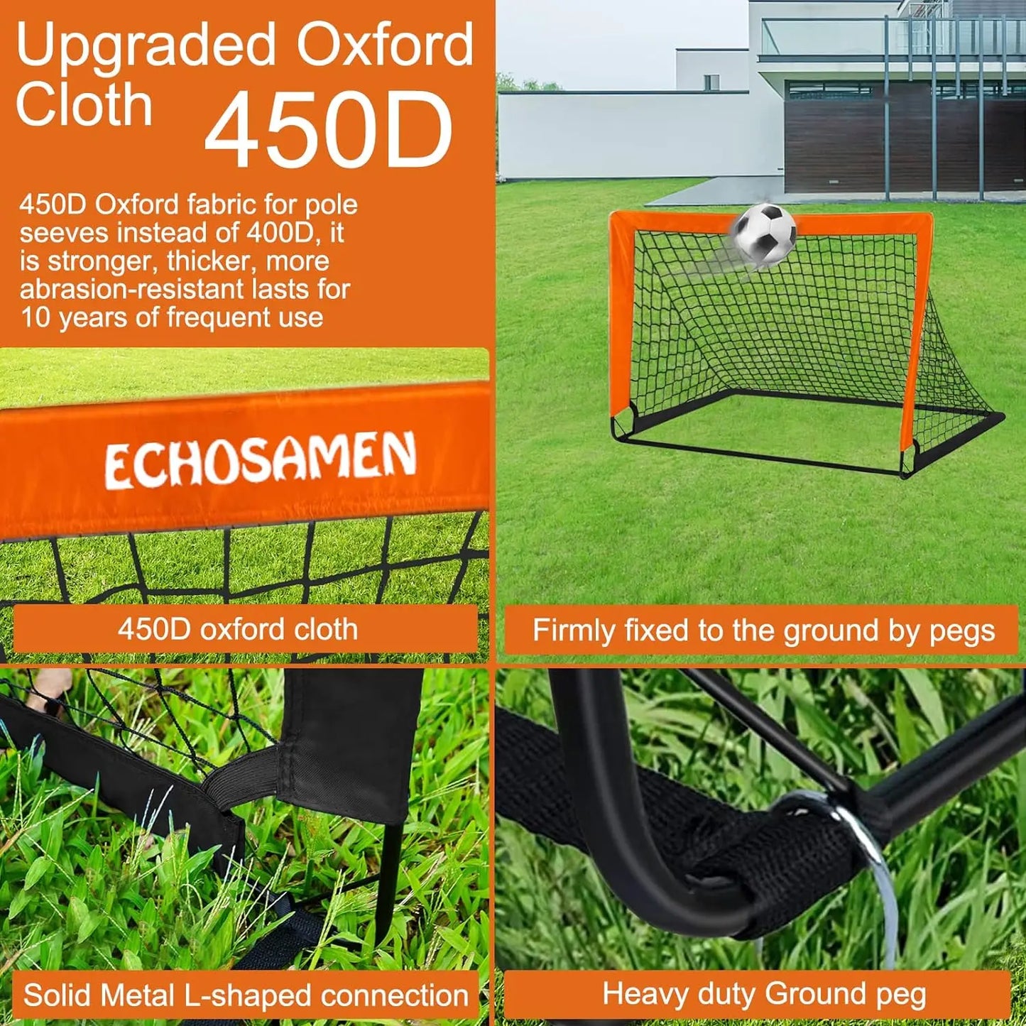 Portable Soccer Goals for Backyard Indoor and Outdoor Pop Up Soccer Goals Foldable Mobile Training Football Net