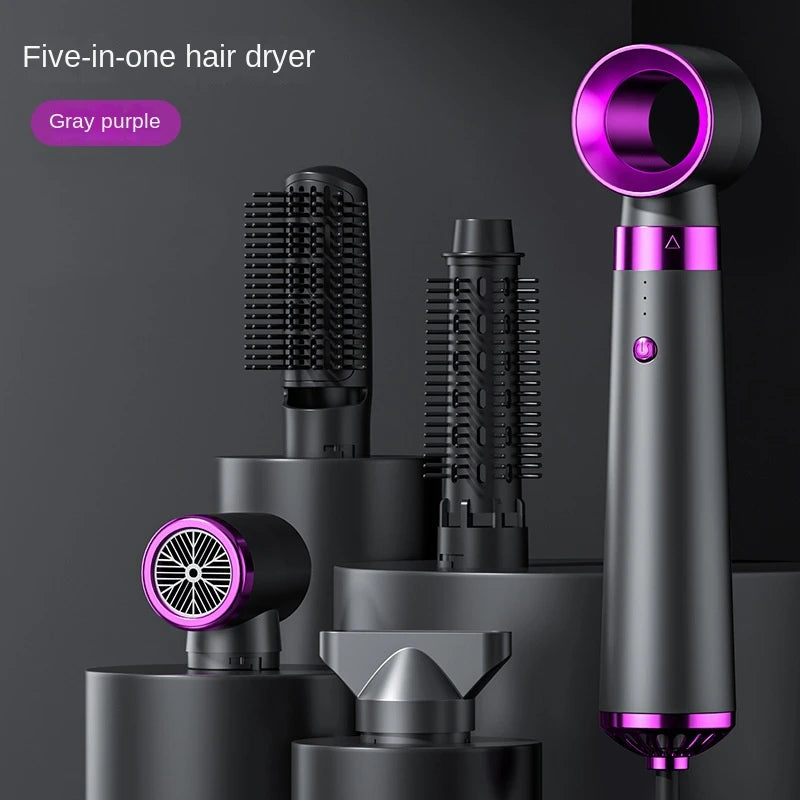 5 in 1 Quality Hairdryer Comb Hot Air Comb for Curling and Straightening Hair Automatic Straight Hair Comb Styling Hair Dryer