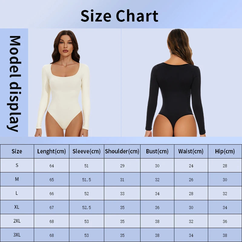 Female Underwear Open Crotch One-Piece Bodysuit Long Sleeve Seamless Waist Trainer Body Shaper Sheath Flat Belly Shapewear Woman