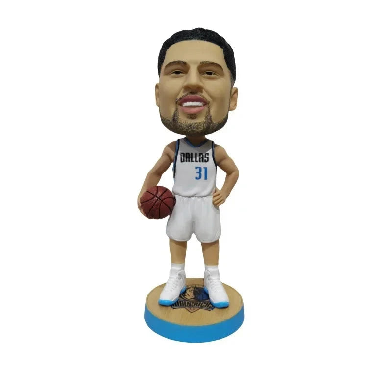 20CM MINISO&NBA Basketball Star PVC Shaking Head Figurine Figurine Home Decoration Ornament Artwork Boyfriend Birthday Gift