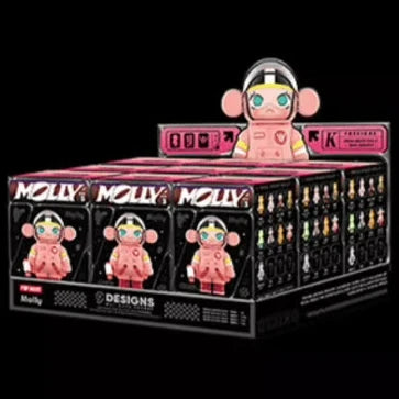 Mega Space Molly 100% Blind Box Anniversary V3 Series Molly Collection Figurine Model Toy Girl Birthday Gifts