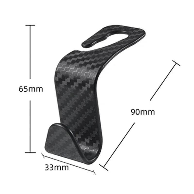 Universal Car Seat Headrest Hook For Auto Back Seat Storage Organizer Hanger Storage Holder For Handbag Purse Bags Clothes Coats