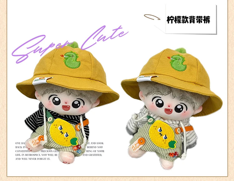 17cm Cute Mini Plush Doll'S Clothes Outfit Accessories For Korea Kpop Exo Labubu Idol Dolls Sweater Hoodie Clothing DIY Kid Gift