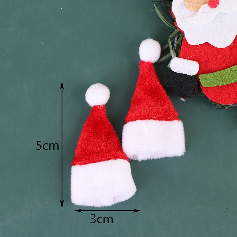 Dollhouse Miniature Christmas Series Xmas Tree Sleigh Elf Micro Landscape Santa Claus Snowmen Decoration Craft Accessories