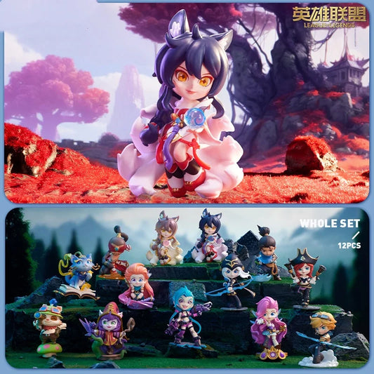 POP MART LOL League of Legends Classic Character Series Blind Box Toys Mystery Box Caixa Misteriosa Cute Doll Kawaii Model Gift